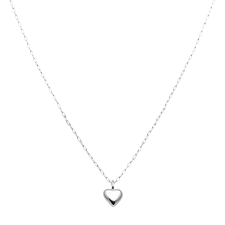 Lulu Copenhagen Classic Heart Necklace Silver